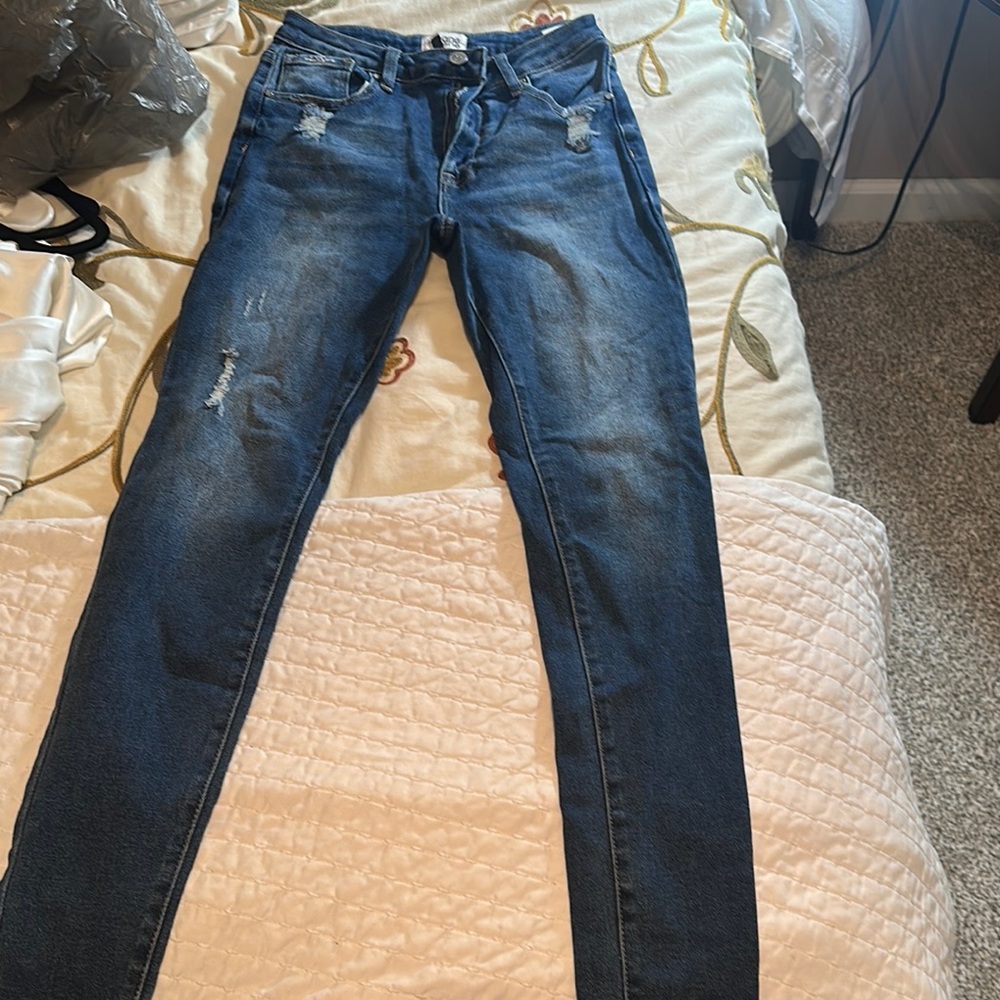 Insane Gene Blue Distressed Women's Jeans